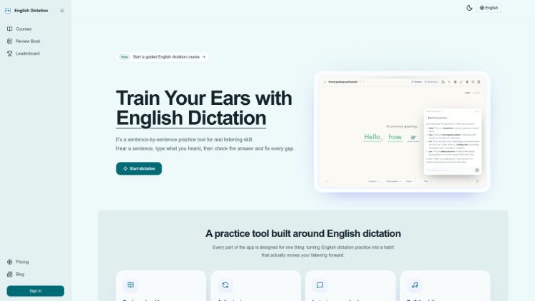 English Dictation